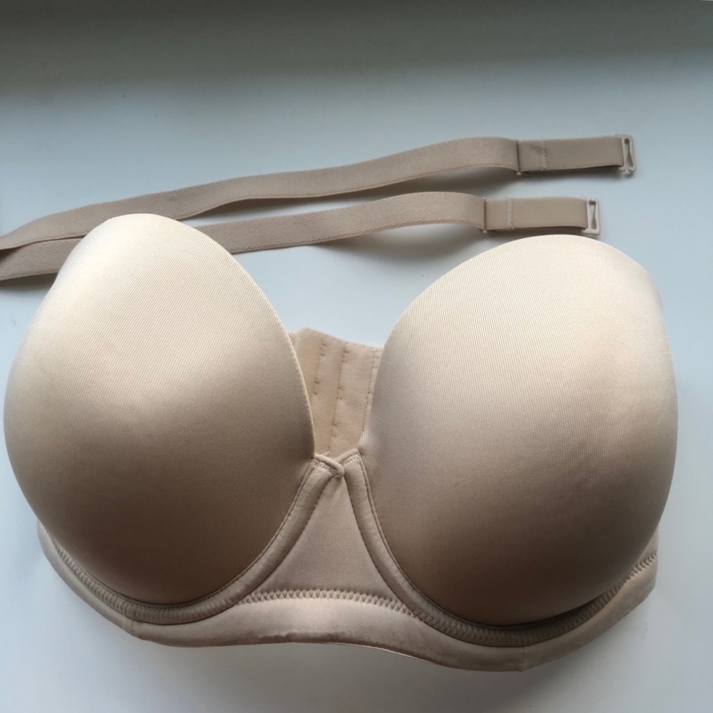 Wacoal padded strapless bra straps included 32DDD
